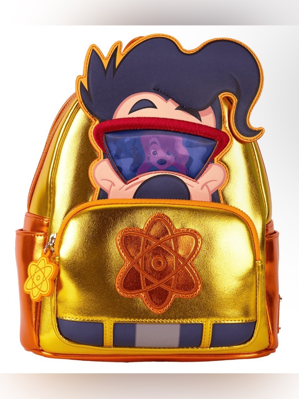 Loungefly A Goofy Movie 30 Years Max Goof Powerline Lenticular Mini Backpack